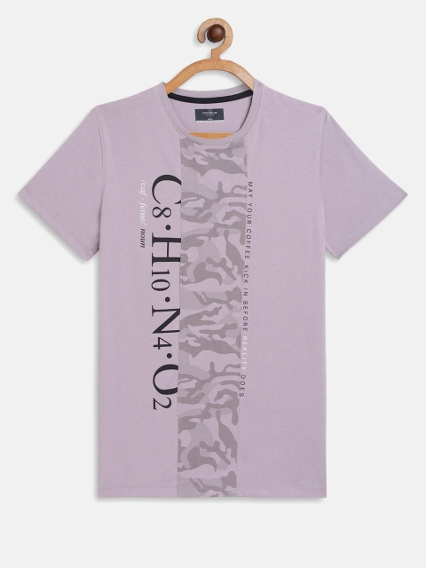 

Octave Boys Purple Typography Printed T-shirt