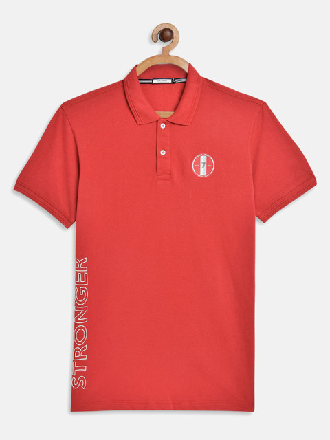 

Octave Boys Coral Polo Collar Applique T-shirt