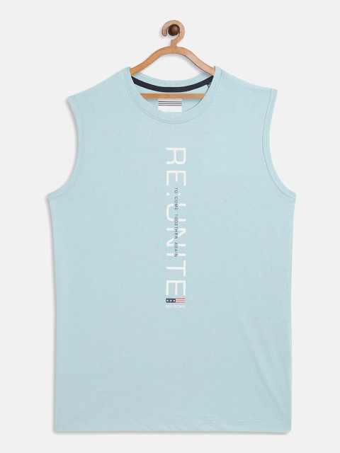 

Octave Boys Blue Typography Printed T-shirt