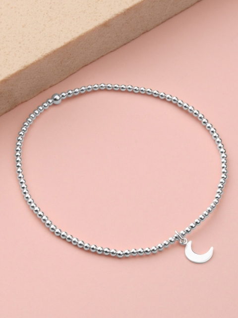 

Accessorize Women Silver-Toned Sterling Silver Bangle-Style Bracelet