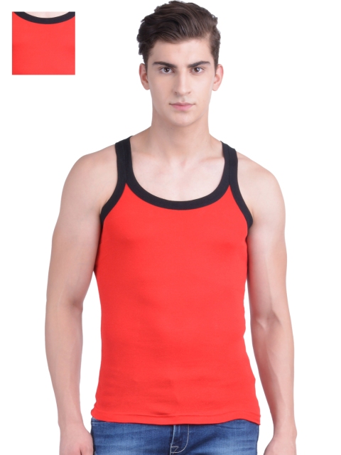

Dollar Bigboss Red Pack of 2 Innerwear Vests