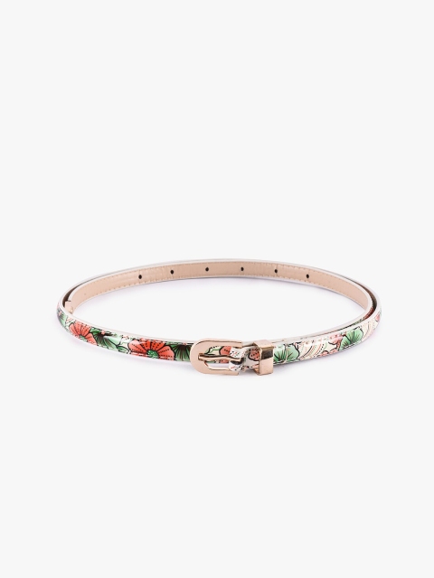 

BuckleUp Women White Belt