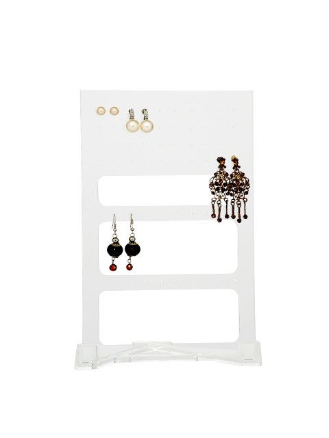 

howards storage world Acrylic Earrings Organiser, White