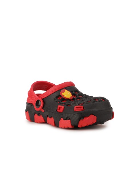 

Disney Boys Black & Red Clogs