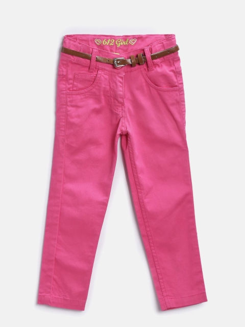 

612 league Girls Pink Trousers