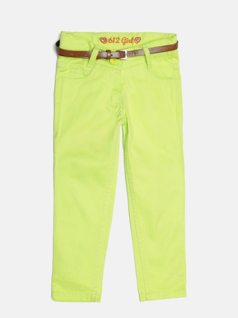 

612 league Girls Lime Green Trousers