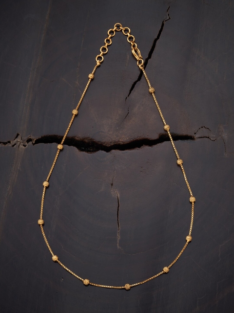 

Kushal's Fashion Jewellery Women Gold-Toned Gold-Plated Chain