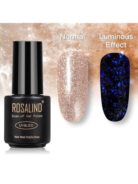 

ROSALIND UV LED Gel Nail Polish- A171 7ml, Multi