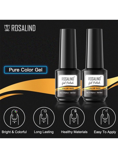 

ROSALIND UV LED Gel Nail Polish - JL132 - 7 ml, Multi