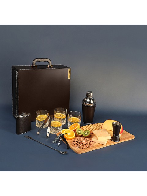 

MensXP Brown Set Of 6 Bar Box