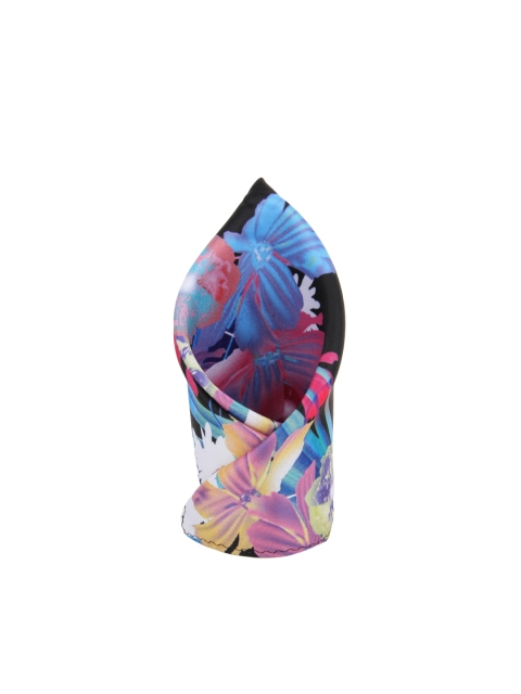 

Alvaro Castagnino Black & Pink Floral Print Pocket Square