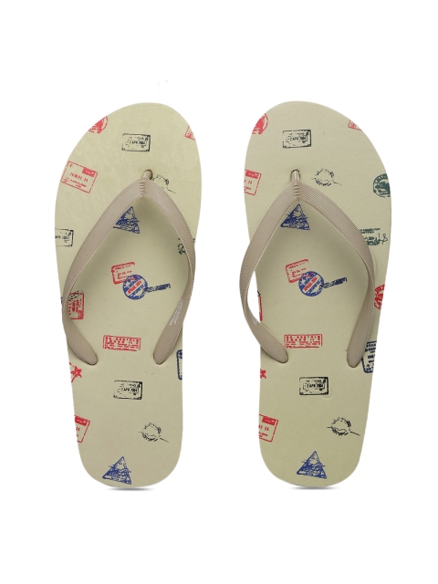 

Vero Moda Women Beige Printed Flip-Flops