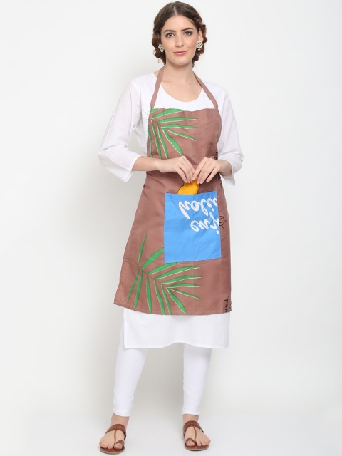 

GRACIT Brown Printed Apron