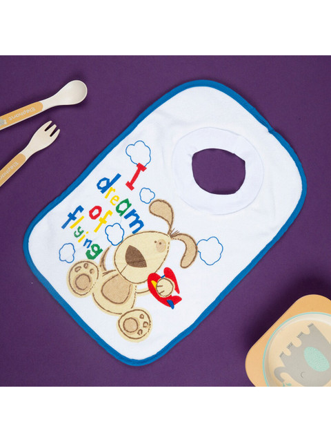 

Baby Moo Kids Blue Bibs