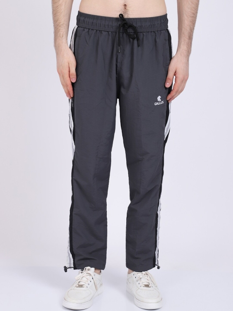 

Gallus Men Grey Melange Solid Track Pants