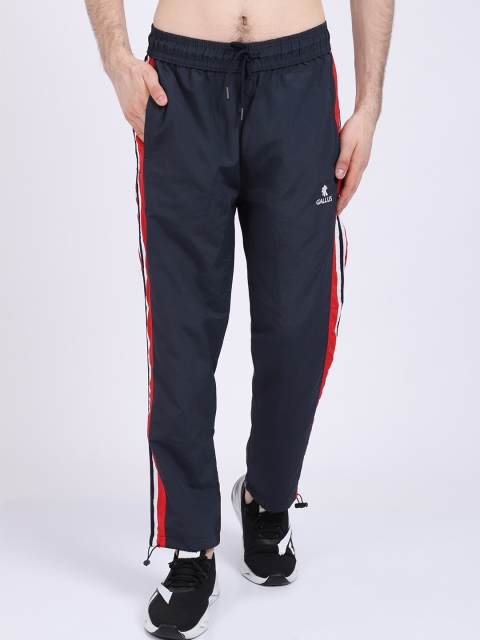 

Gallus Men Navy Blue Solid Track Pants