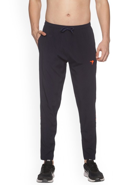 

HPS Sports Men Blue Solid Track Pants, Navy blue