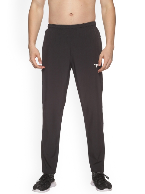 

HPS Sports Men Black & White Solid Laser Cut Track Pants