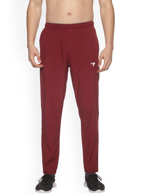 

HPS Sports Men Red Solid Track Pants