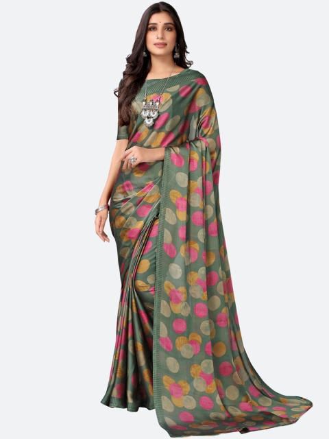 

Satrani Green & Pink Saree