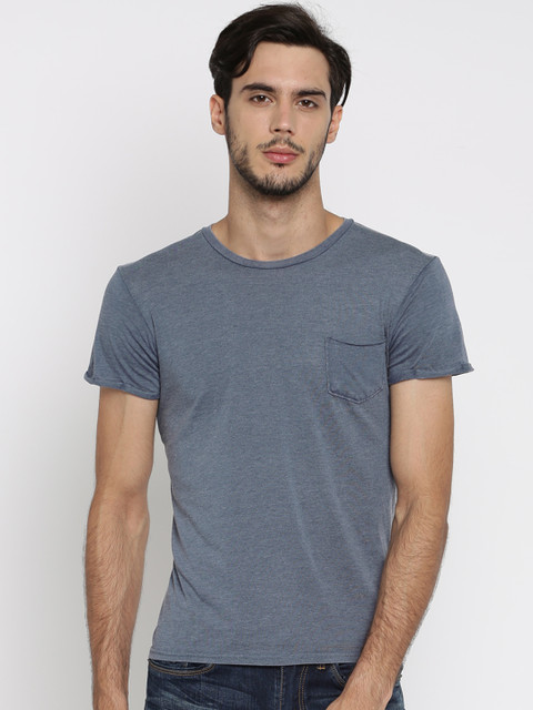 

ALCOTT Men Blue T-shirt