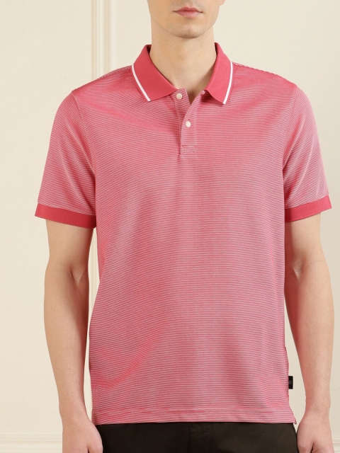 

Ted Baker Men Pink Polo Collar Applique T-shirt