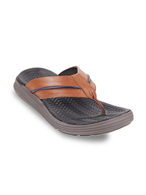 

Metro Men Tan & Black Comfort Sandals