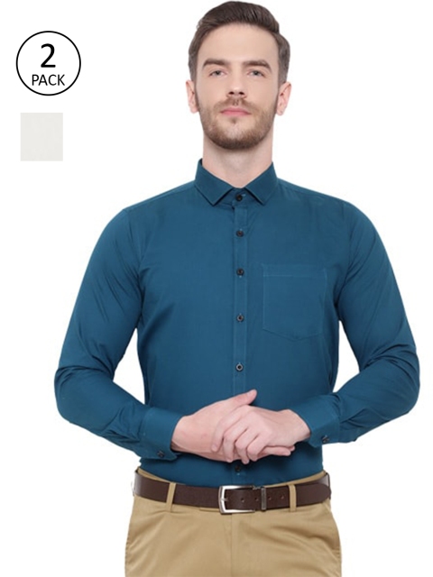 

Srey trends Men Blue Comfort Formal Shirt