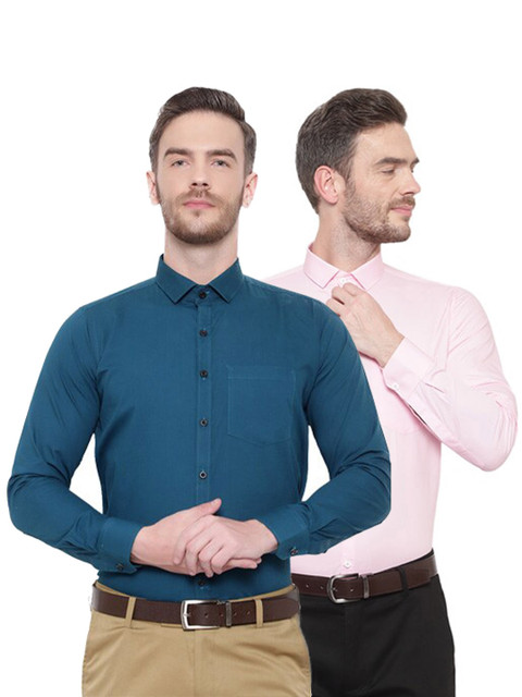 

Srey trends Men Blue Comfort Formal Shirt