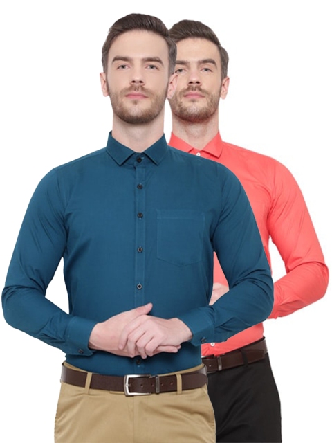 

Srey trends Men Blue Comfort Formal Shirt