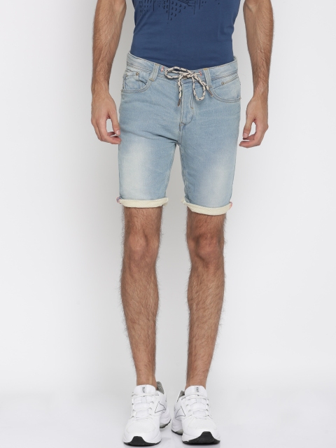 

ALCOTT Blue Washed Denim Shorts