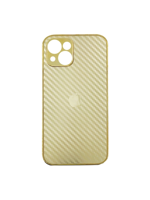 

TREEMODA Gold Textured iPhone 13 Back Cover