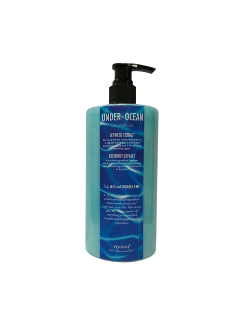 

Nyassa Under the Ocean Shower Gel With Seaweed & Beetroot Extract Natural Cleanser 500ml, Blue