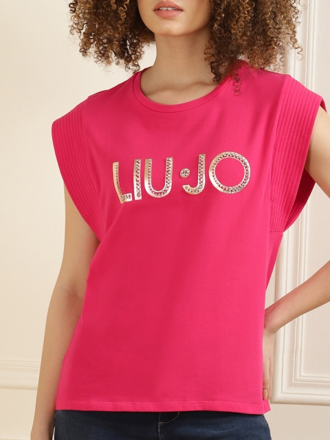 

LIU JO Pink Print Top