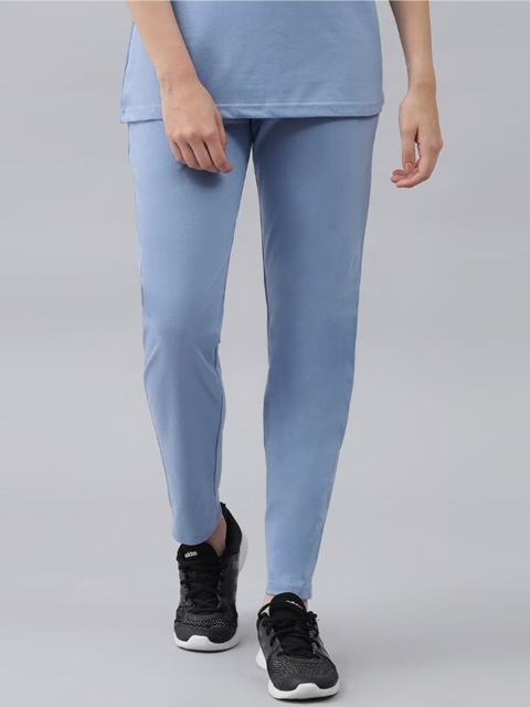 

GRIFFEL Women Blue Solid Track Pants