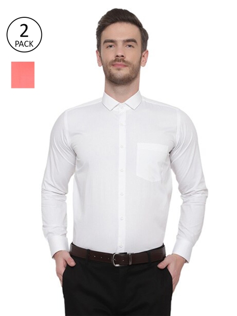 

Srey trends Men Orange Comfort Formal Shirt