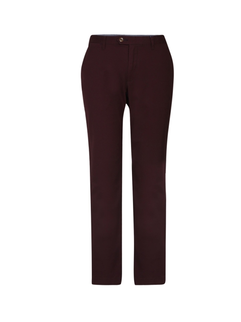 

Ted Baker Men Burgundy Trousers