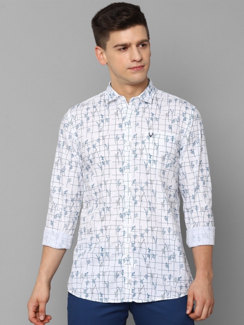 

Allen Solly Men White Printed Casual Shirt