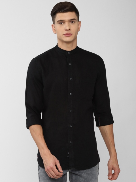 

Van Heusen Sport Men Black Slim Fit Linen Casual Shirt