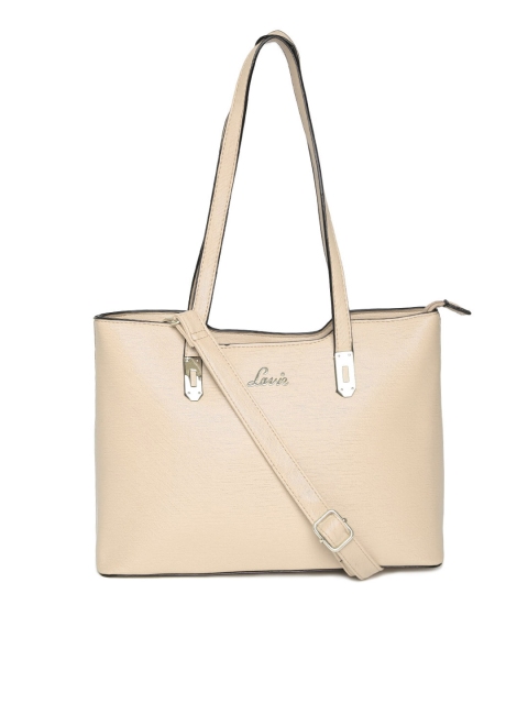 

Lavie Beige Shoulder Bag with Sling Strap