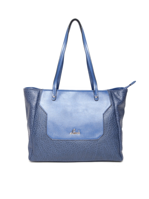 

Lavie Blue Textured Shoulder Bag