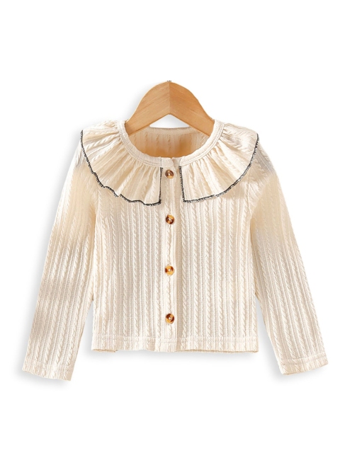 

Hopscotch Girls Beige Sweaters