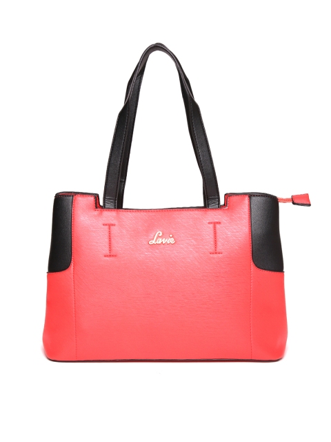 

Lavie Coral Red Solid Shoulder Bag
