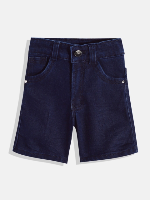 

kidoz Girls Blue Slim Fit Denim Shorts