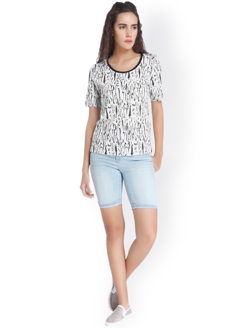 

Vero Moda Women White Printed Top