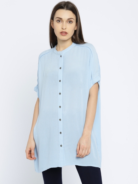 

Vero Moda Women Blue Solid Top