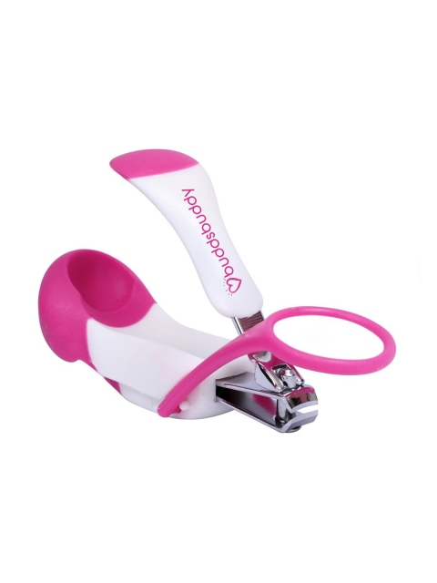 

BUDDSBUDDY Kids Pink Baby Nail Cutter with Magnifying Glass