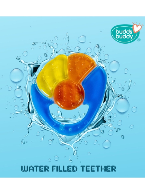 

BUDDSBUDDY Set of 2 BPA Free Multi Texture Water Filled Teethers