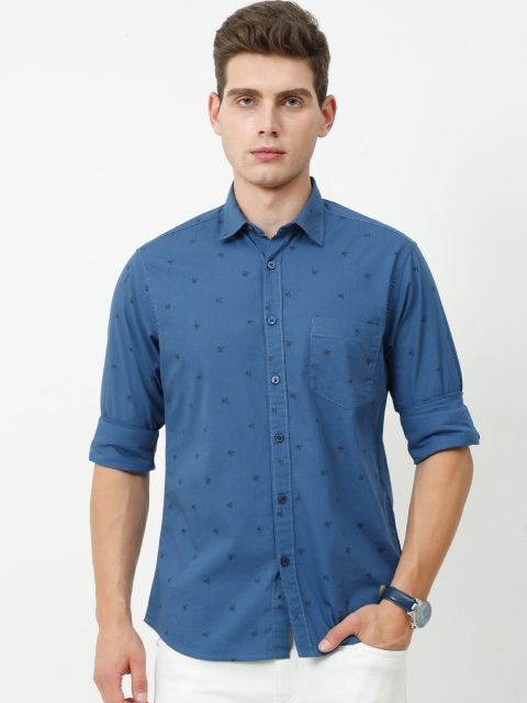 

PLATYPUSS Men Black Contemporary Slim Fit Printed Casual Shirt