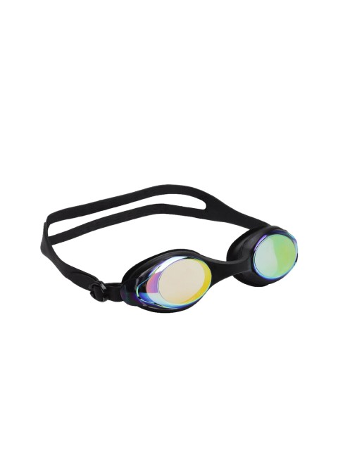 

CUKOO Women Black Solid Comfort-Fit Swimming Goggles